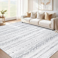 cotiled 10x12 Area Rugs Living Room Rug: Washable Boho Rugs by COTILED