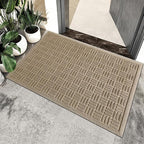 Mibao Front Door Mat Indoor Outdoor Entrance, Dirt Trapping Waterproof - Image 8