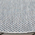 SAFAVIEH Washable Rug Outdoor Courtyard Collection 5'3" x 5'3" Round, - Image 5