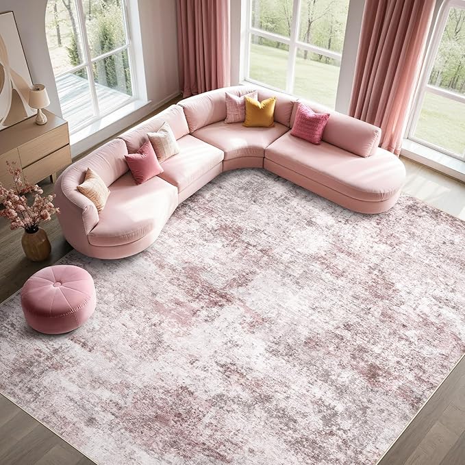 UERMEI 9x12 Washable Area Rug by UERMEI