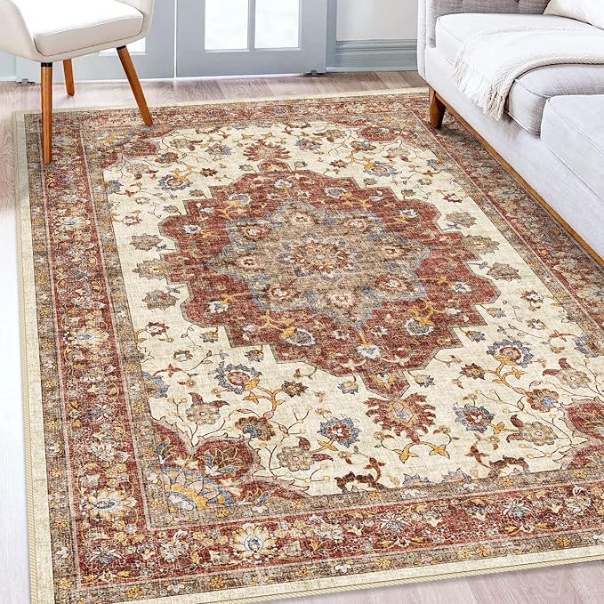 TOPRUUG Washable Oriental Area Rug by TOPRUUG