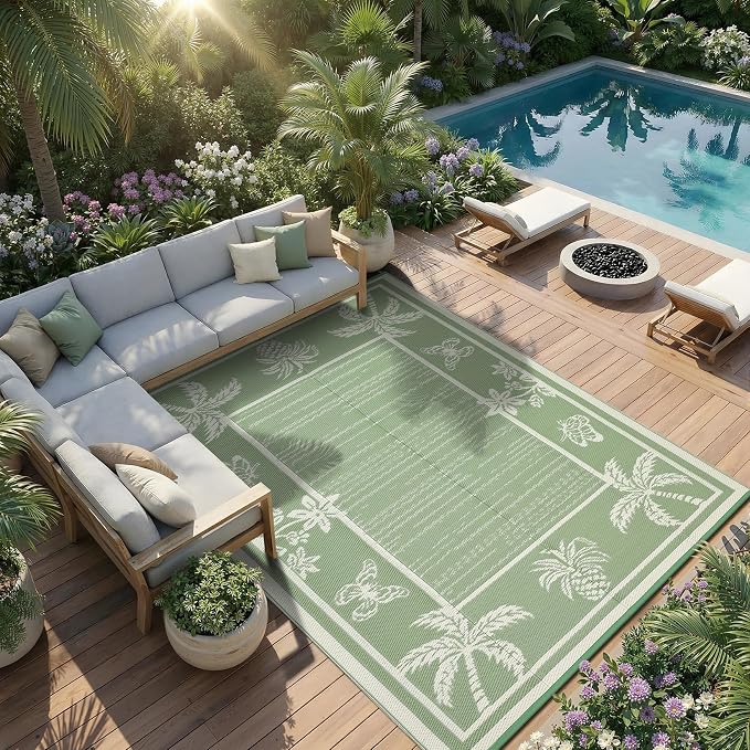 Garvee Outdoor Rug 5x8 Waterproof - Image 8