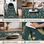 Hazo Haus Emerald Green Entry Rugs - Image 5