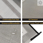 RURALITY Outdoor Rugs 8'x10' Waterproof - Image 3