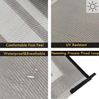 RURALITY Outdoor Rugs 6x9 Feet Waterproof - Image 3