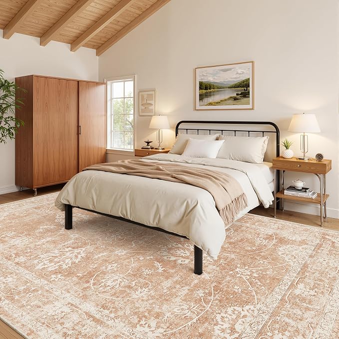 Madane Living Room 10x14 Area Rugs, Washable Low Pile Non-Slip Stain Resistant - Image 3