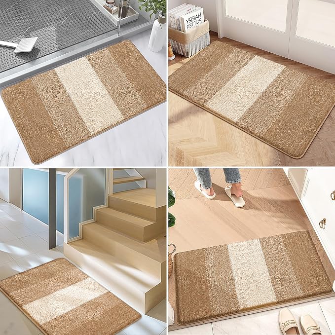 Kitinjoy Indoor Outdoor Door Mat, 54x24 Non-Slip Absorbent Dirt Trapper - Image 6