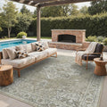 GENIMO Outdoor & Indoor Area Rug 8'x10', Waterproof, Non-Shedding, Easy Cleaning by GENIMO