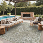 GENIMO Outdoor & Indoor Area Rug 8'x10', Waterproof, Non-Shedding, Easy Cleaning by GENIMO
