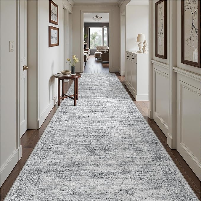 3x14 Washable Runner Rug for Hallway, Non-Slip Long Hallway Runner for Entryway - Image 5