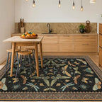 Hazo Haus Living Room Rug Black Boho 6x9 - Image 3