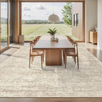 Soalmost Area Rug 10x12 Vintage Washable Living Room Large Carpet Non Slip - Image 8