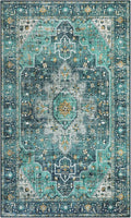 Moynesa Ultra-Thin Washable Vintage Area Rug by Moynesa