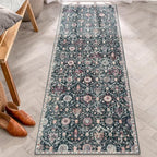 Lahome Moroccan Trellis Washable Runner Rug, 2x6 Kitchen Runners by Lahome
