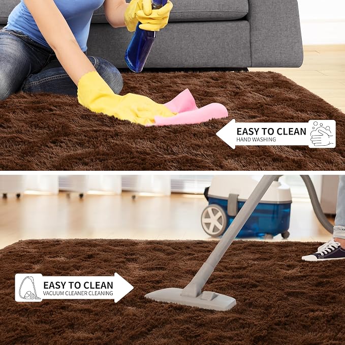 Tepook Super Soft Fluffy Rug for Bedroom, Modern Shaggy Fuzzy Kids Rugs for - Image 7