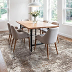 8x10 Washable Living Room Rug – Modern Neutral Abstract Large Area Rug - Image 9