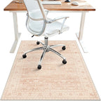 48"x60" Office Chair Mat for Hardwood Tile Floor, Under Desk Carpet Protector by BESBLEE