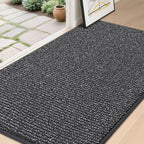 BEQHAUSE Dirt Trapper Door Mat 36" x 60", Non-Slip Washable Doormats Entrance by BEQHAUSE