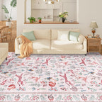 DUKINO 6x9 Rug, Washable Animal Living Room Rug - Image 3