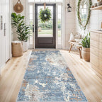 4x8 Washable Indoor Entryway Rug – Non-Slip Rubber Backed Floor Mat by BYYVOORugsforYourHome