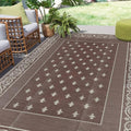 Pauwer Waterproof Outdoor Rug 6x9, Reversible Plastic Straw Patio Camping Rug by Pauwer