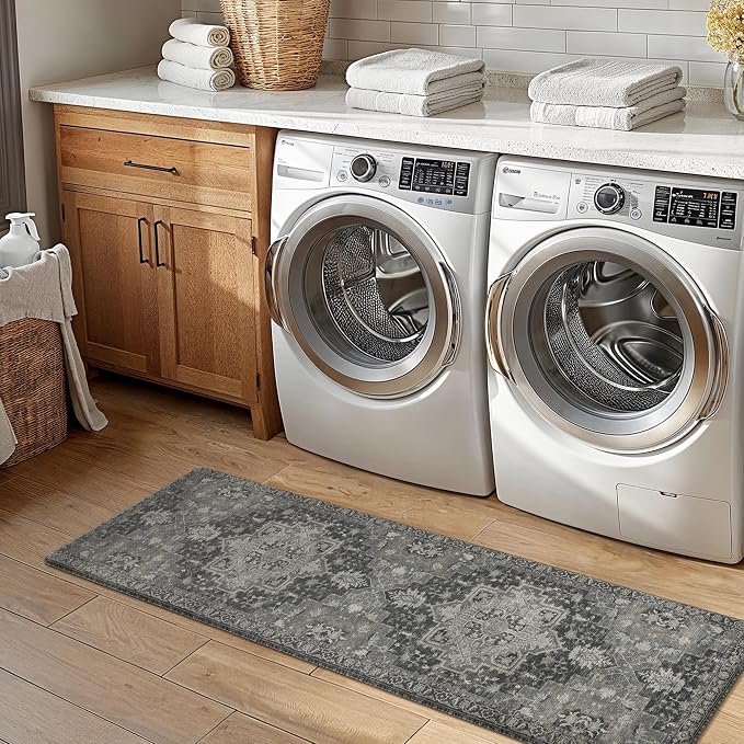 GENIMO Kitchen Mats for Floor 2PCs, Washable Anti Fatigue Mat for Cushioned - Image 6