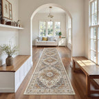 Madane Runner Rugs for Hallway 2x10 Long Washable Non-Slip Hallway Runner Rug - Image 2