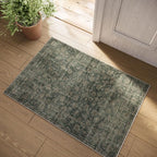 Machine Washable Throw Rugs for Entryway: Door Mat Indoor Entrance 2x3 Rug Boho by palohom