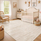 Nakagishi 10X12 Area Rugs Living Room: Washable Large Vintage Rug Neutral - Image 7