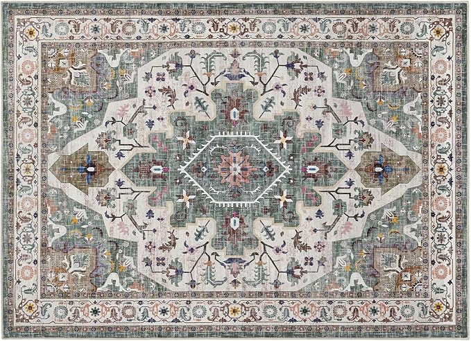 HOOBRO 5 x 7 Area Rugs Washable, Living Room Rugs, Non-Slip Rug Stain Resistant by HOOBRO