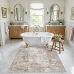 5x5 Square Entryway Rug Washable – Non-Slip Small Area Rug - Image 4