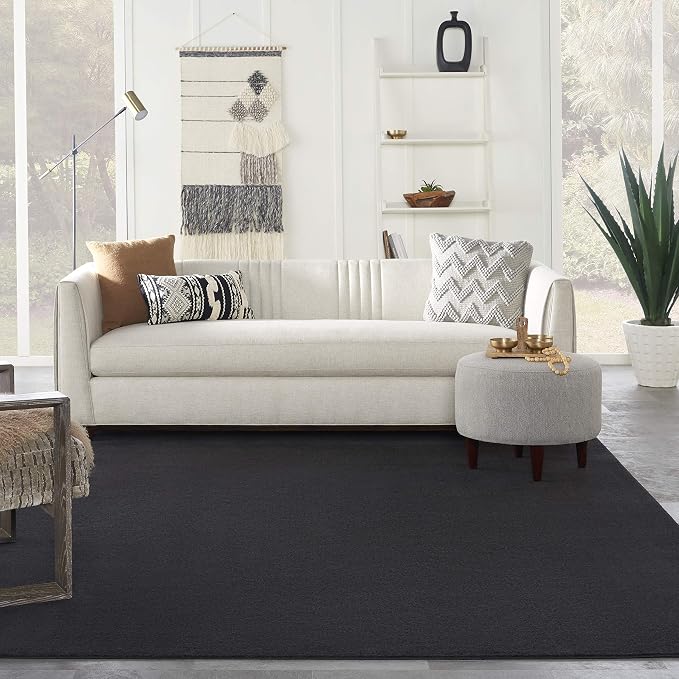 Nourison Home Nourison Essentials Black 7' x 10' Area Rug - Image 3