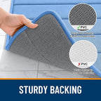 OLANLY Memory Foam Bath Mat 44x32, Super Soft Absorbent Bathroom Rugs, Quick Dry - Image 7