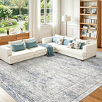 8x10 Area Rugs for Living Room, Non-Slip Backing Large Washable Rug for Nursery - Image 4
