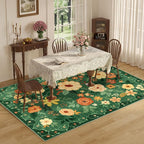 DUKINO 5x7 Area Rug, Floral Rugs - Image 4