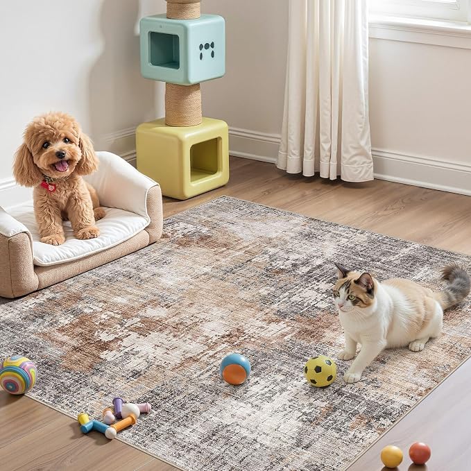 DMOYEST Square Area Rug Living Room Rugs - Image 5