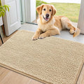 Smiry Dog Door Mat for Muddy Paws 40x24, Absorbent Dirt Trapper, Non-Slip by Smiry