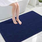 OLANLY Large Bathroom Rugs 44x32, Soft Absorbent Chenille Bath Rugs, Rubber by OLANLY