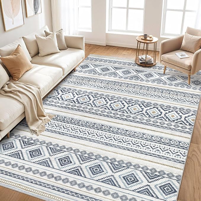 cotiled 5x7 Area Rugs Living Room Rug: Washable Boho Rugs - Image 7