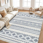 cotiled 5x8 Area Rugs Living Room Rug: Washable Boho Rugs - Image 6