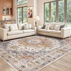 befbee Washable Area Rug 8x10, Large Soft Rugs by Befbee