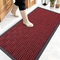 OLANLY Front Door Mat Outside Entrance 47x23, Heavy Duty Sturdy Natural Rubber by OLANLY