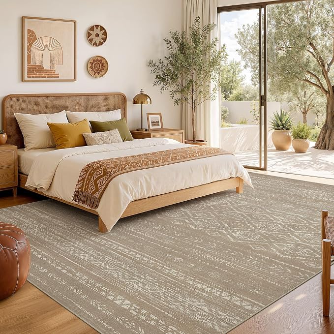 Nakagishi Area Rug Living Room Rugs: 6x9 Large Soft Machine Washable Boho - Image 6