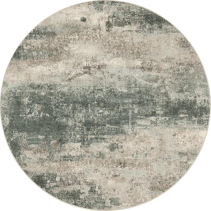 BEIMO Round Rugs 4FT for Living Room Bedroom, Modern Abstract Machine Washable - Image 4