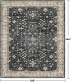 Boho Black Rug for Living Room - Image 2