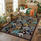 GarveeHome Jungle Rug 10x13 Washable Area Rugs - Image 2