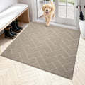 PURRUGS Dirt Trapping Door Mat 48" x 48", Non-Slip Machine Washable Entry Rug by PURRUGS