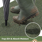 BEQHAUSE Dirt Trapper Door Mat 32" x 72", Non-Slip Washable Doormats Entrance - Image 3