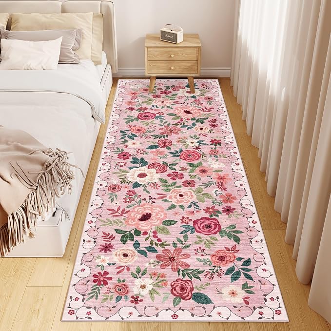 DUKINO 2x10 Kitchen Runner Rug for Hallway, Washable Runner Rug - Image 8