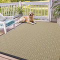 OLANLY Front Door Mat Outside Entrance 71x47, Heavy Duty Sturdy Natural Rubber by OLANLY